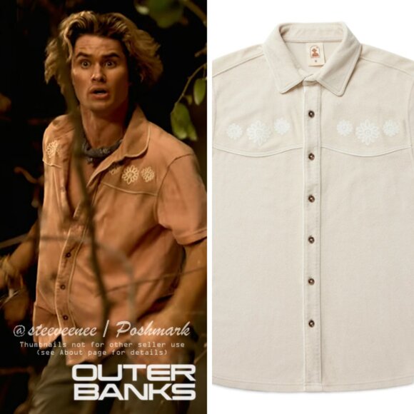 Dandy Del Mar Other - Dandy Del Mar The Gaucho Terry Cloth Shirt ALT ASO John B Outer Banks